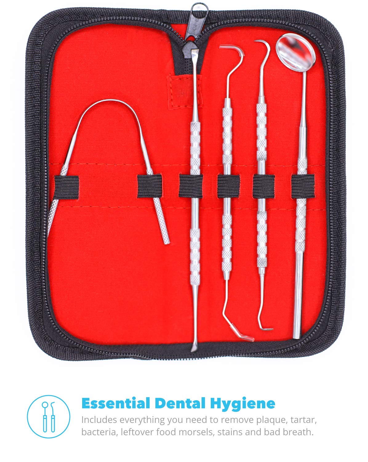Equinox International Dental Hygiene Kit Includes Tarter Scraper
