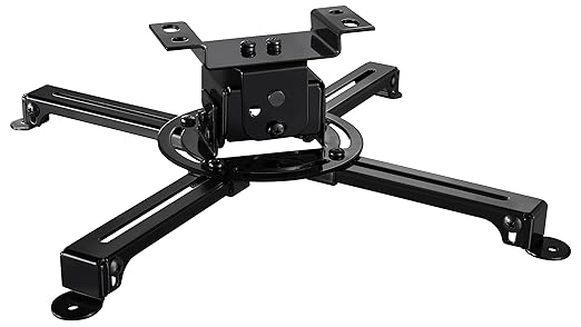 celexon neigbare Beamer-Deckenhalterung schwarz Multicel 1000Pro - 10cm Deckenabstand - bis 15kg