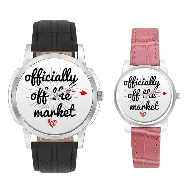 Gifts for Couple, Multicolor Dial Wrist Watch for Men and Women