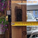 JVSURF Long Throw Gate Lock 70mm Stainless Steel Double Sided 5 Keys view 3