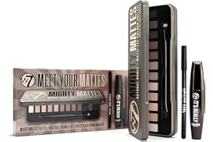 W7 - Meet Your Mattes Gift Set - Eyeshadow, Mascara & Eyeliner Makeup Kit - Perfect, Cruelty Free Makeup Gift Set