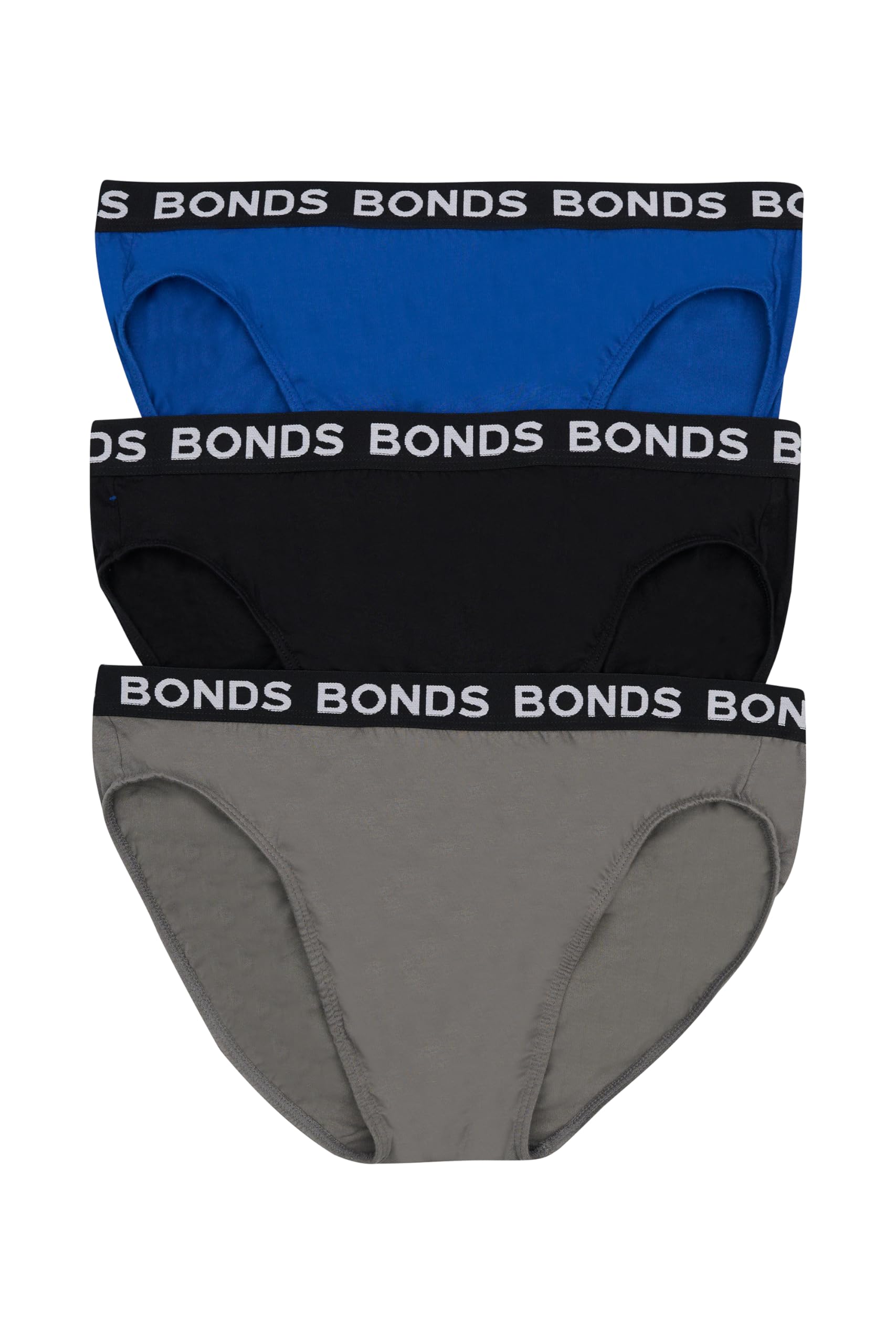 Photo 1 of Bonds Men's Classic Everyday Brief Underwear in Cotton Blend For Men, 3-Pack