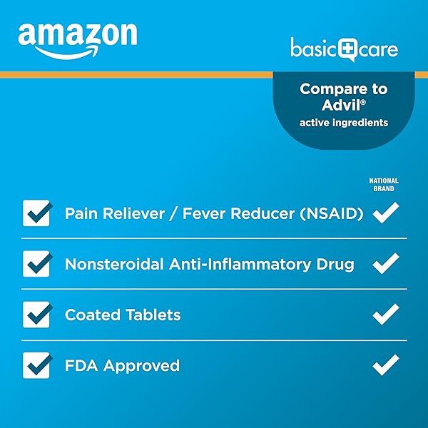 BASIC CARE IBUPROFEN TABLETS, 500 COUNT