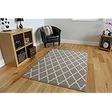 Faux fur grey rug