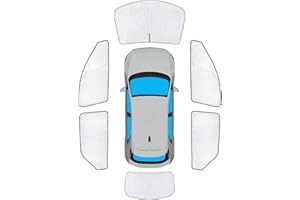 KMF Windshield Sun Shade Replacement for Hyundai Ioniq 5 Accessories 2022-2024, Side Window Sun Shade Cover Sun Visor Shield Cover,Rear Window Sunshades for Camping UV Block and Privacy Protect