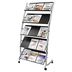 Alba - Mobile Display - Floor Standing Magazine