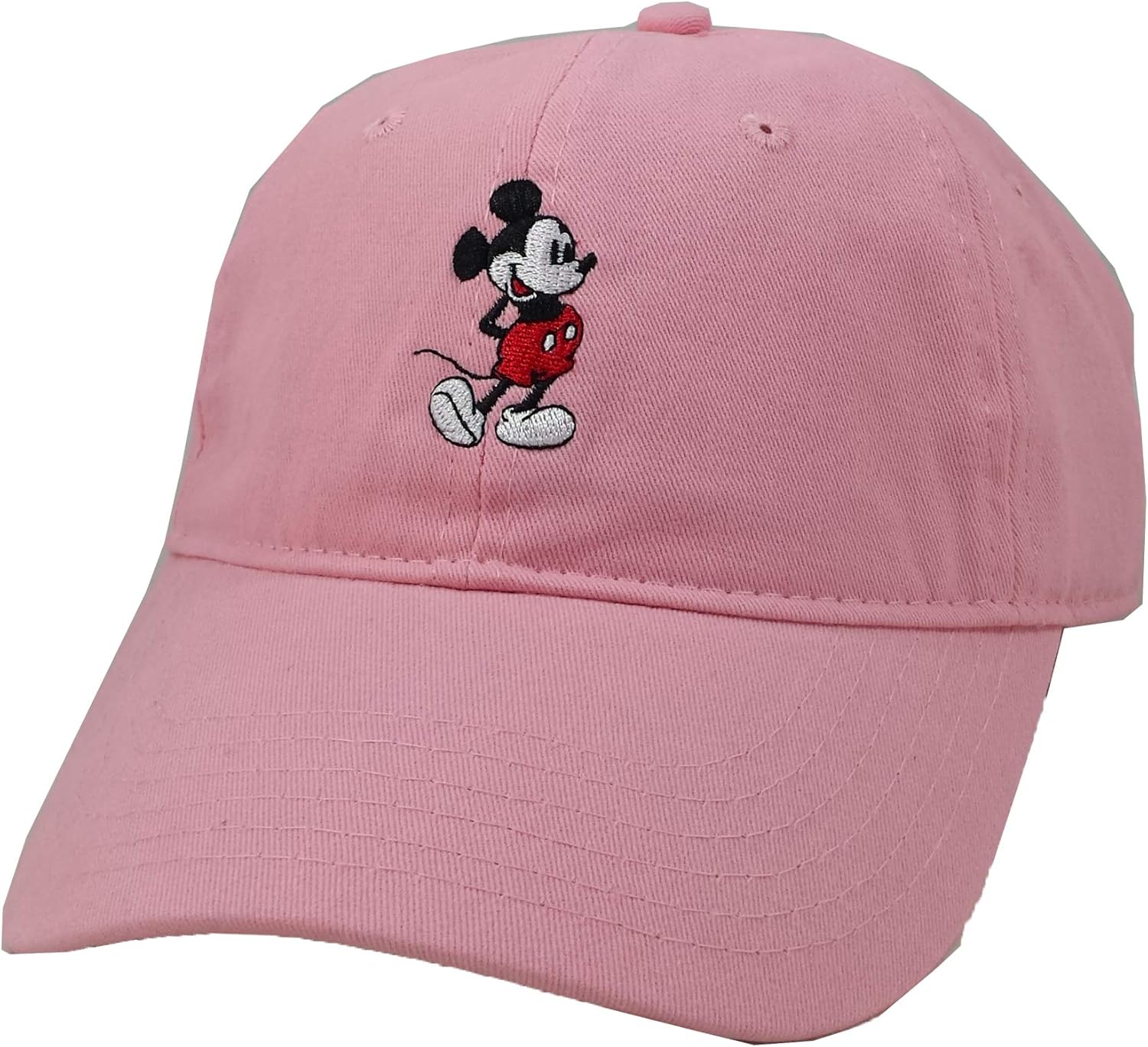 Disney Women's Mickey Mouse Pink Adjustable Baseball Cap at Amazon
