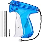 Fine Stitch Gun for Clothing, Mini Stitch Gun for Clothes Sewing Quilting Hemming Quick Stitch Tag Gun with 1 Needle, 2000 Black & 2000 White Micro Fasteners