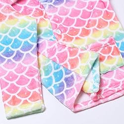 Little Girls Plush Fleece Pj Set Mermaid Pajama