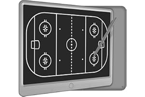 Wicue 15in LCD Electronic Basketball/Baseball/Soccer/Footbal/Hockey/Tennis Coach Board, Digital Strategy Tactic Marker Board with Stylus Pen for Sports Training, Education, Coach Gift