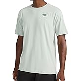 Reebok Mens Phasic Graphic Crewneck T-Shirt, Standard Fit, Lightweight Cotton-Poly Fabric