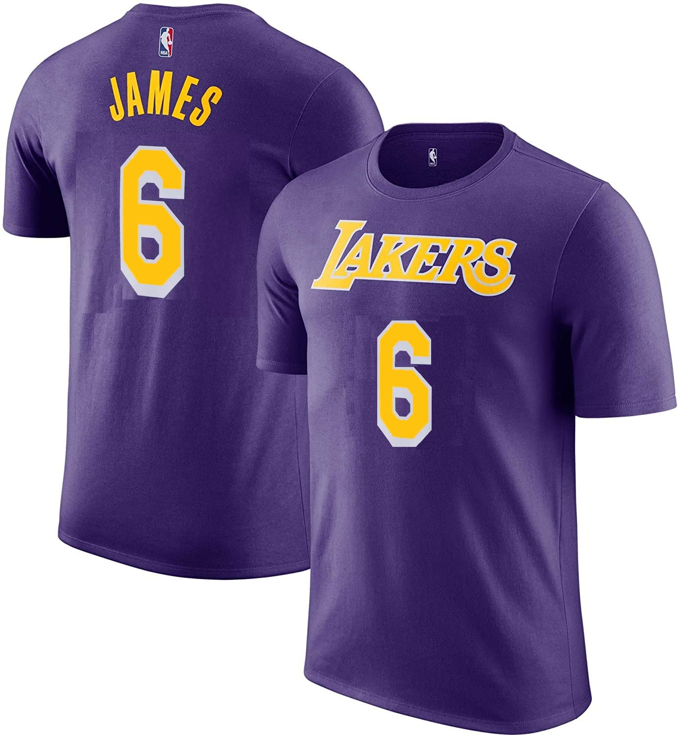 Photo 1 of Outerstuff Lebron James Los Angeles Lakers Purple Youth 8-20 Name and Number Home Player Jersey T-Shirt (14-16)