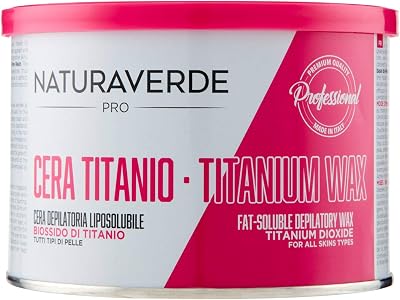 Cera depilatória de dióxido de titânio para pele seca e sensível, 3 comprimidos (3 x 400 ml)