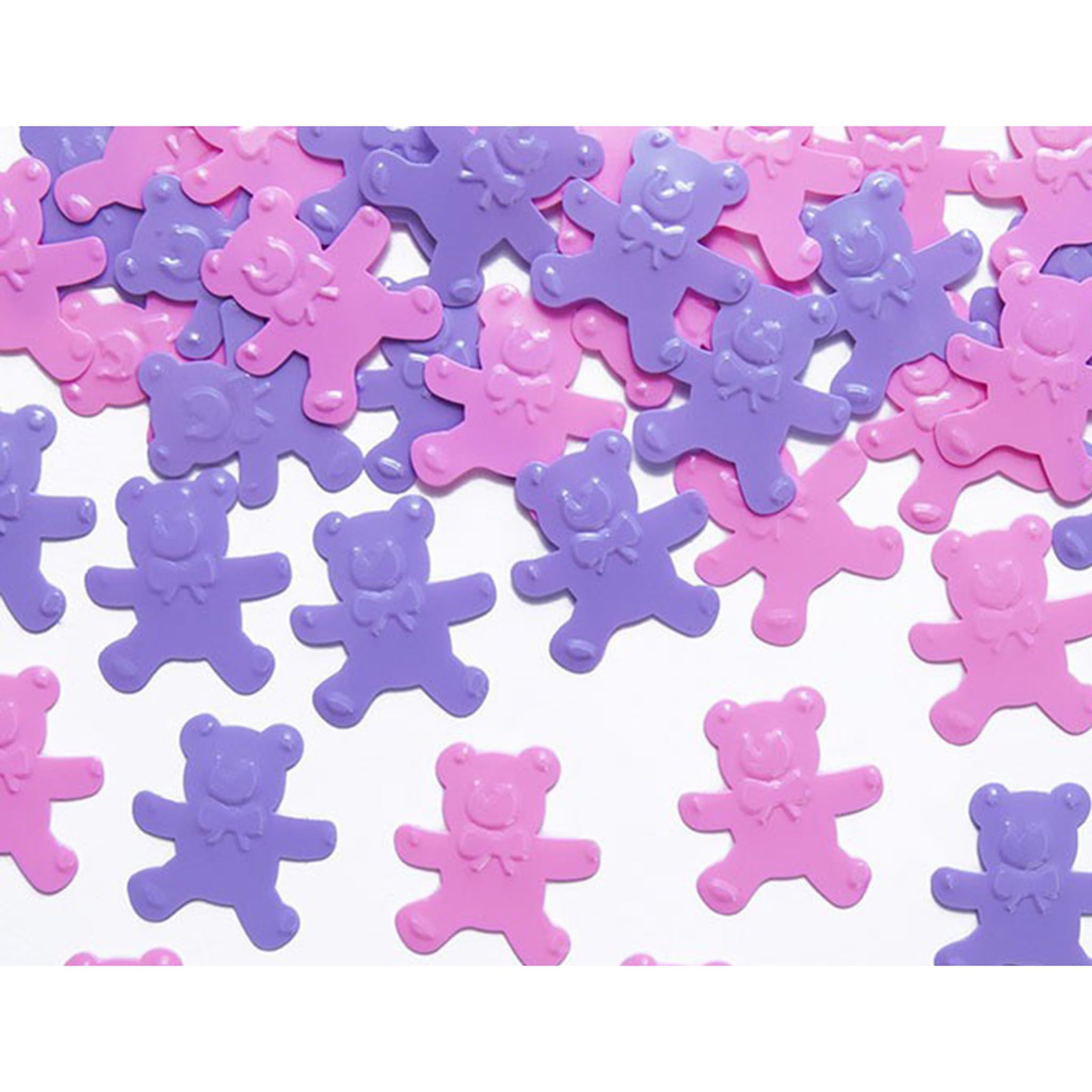 KonS19R Lilac and Pink Teddy Bear Table Confetti
