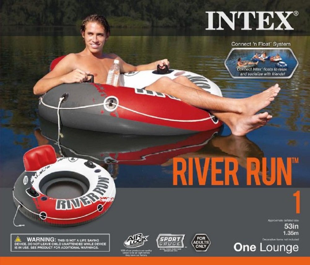 Mua INTEX River Run Inflatable Floating Lounge trên Amazon Mỹ chính ...