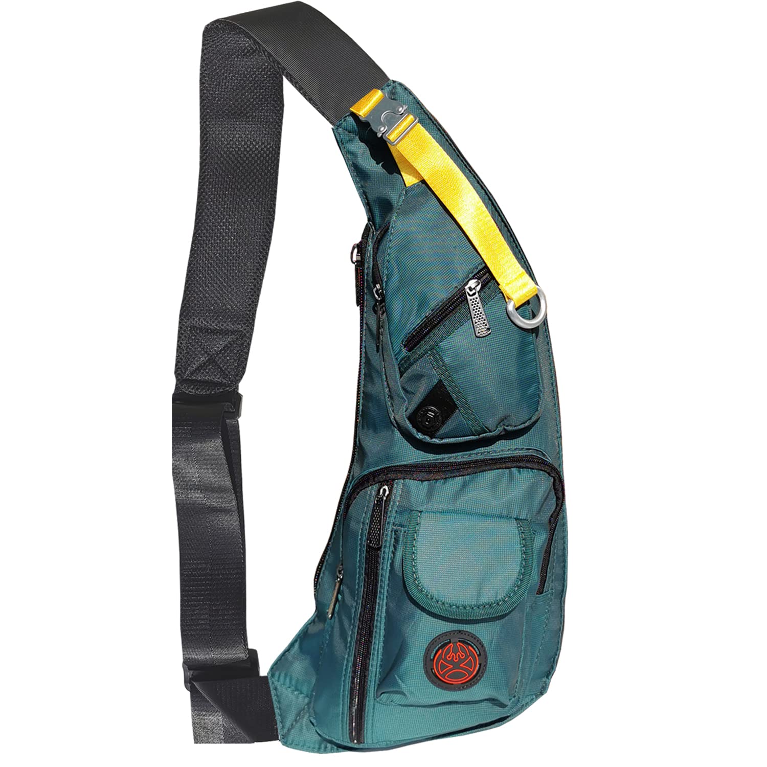 INNTURT Nylon Sling Chest Bag Daypack Bicycle Travel Gym Backpack, S2-blue, S, Sling Bag