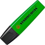 STABILO BOSS ORIGINAL Highlighter Pack of 4 Green view 2