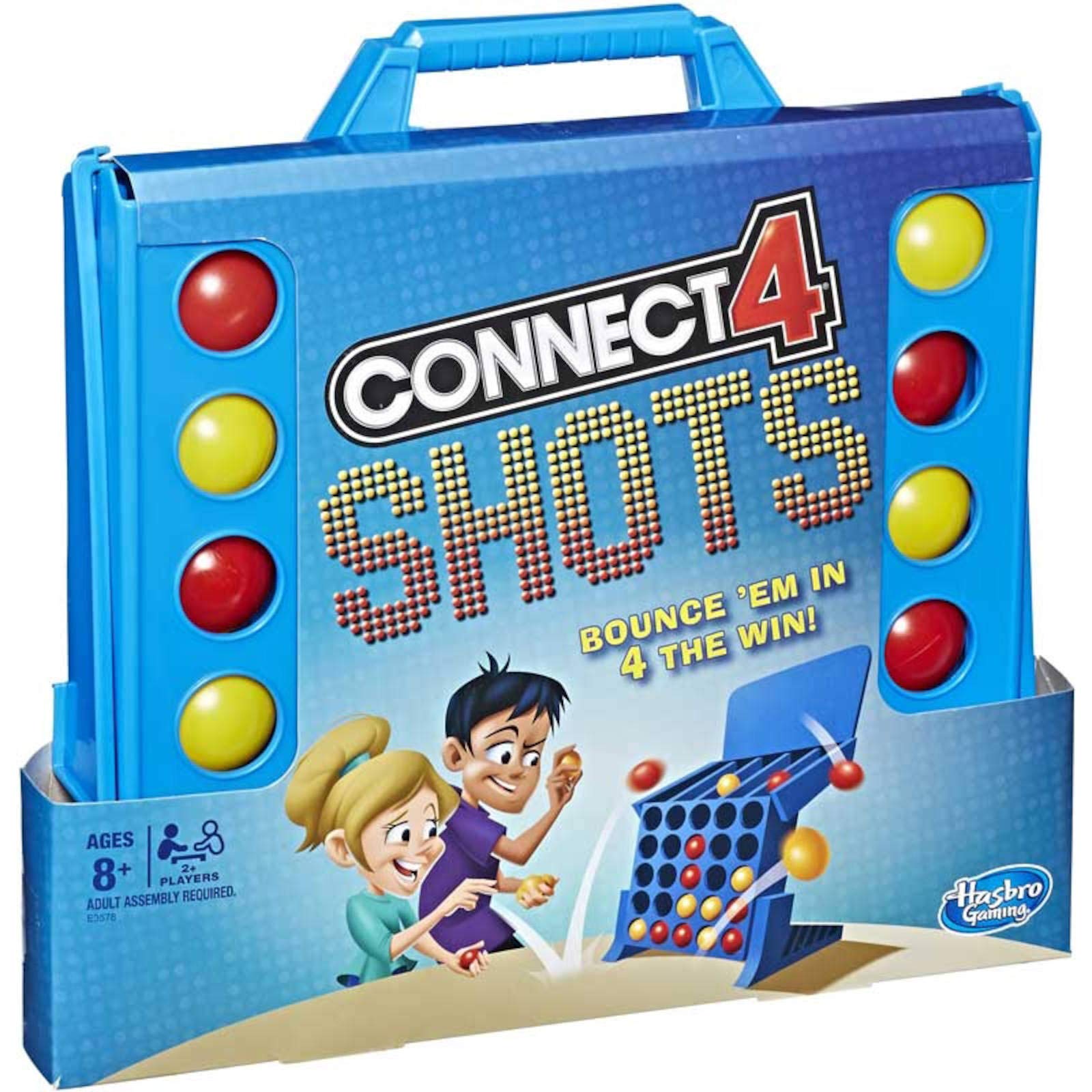Hasbro Gaming Connect 4 Shots Game, 2 Players,Multicolor,5.71 x 31.7 x 29.2 cm