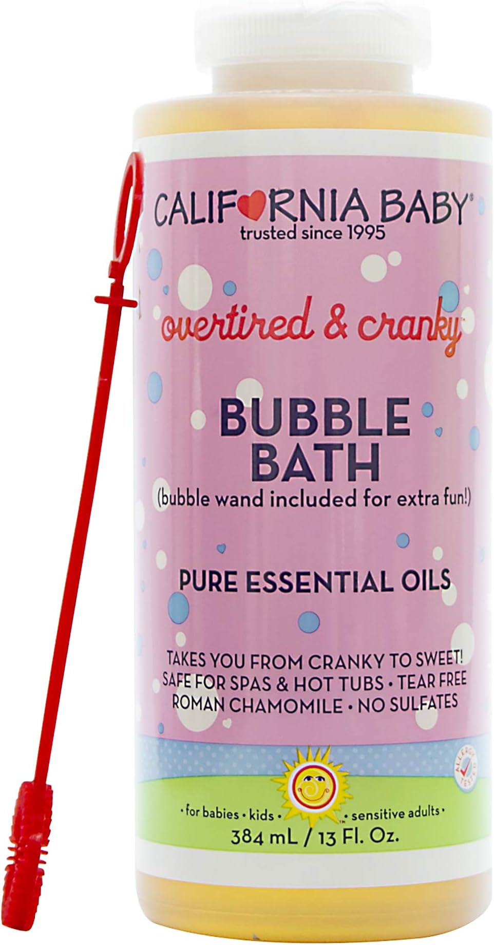 California Baby Bubble Bath - Overtired & Cranky, 13 Oz (Pack of 2)
