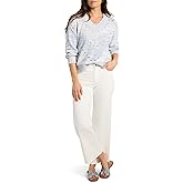 NIC+Zoe Womens Pointelle Cord Sweater