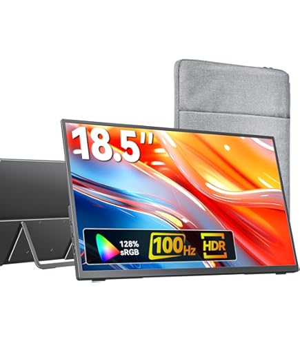 Amazon.com: cocopar USB-C Portable Monitor Bundle [Black & Silver