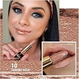 OULAC Metallic Shine Glitter Lipstick Sahara Gold 4.3g Vegan Hydrating Long view 2