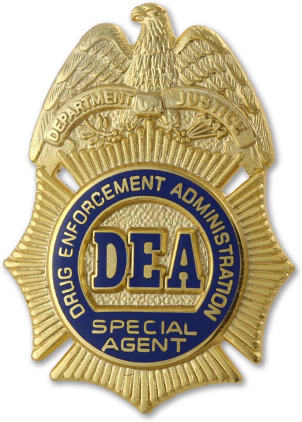 DEA Lapel Pin 1&quot; and Free DEA Sticker