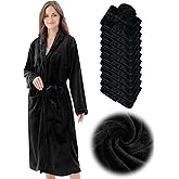 Panitay Plush Long Robe Bulk Hotel Plush Shawl Collar Spa Hotel Bathrobe Commercial Soft Warm Bathrobe