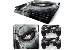 TAIFOND Vinyl Skin Sticker for PS4 Slim, Gaze PS4 S Console and Controllers Skins Wrap Vinyl Sticker Decal Cover