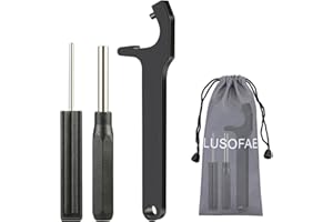 LUSOFAE Tool Kit for Glock with Front Sight Remove,Magazine Disassembly, Pin Punch Tools for Glocks 19 19x 17 26 27 43 43x Accessories