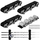 Blueweenly 4 Pcs Vertical Mount Fishing Rod Holders for Boat | Vertical Fishing Rod Rack for Storage Pole Strap for Boat Deck
