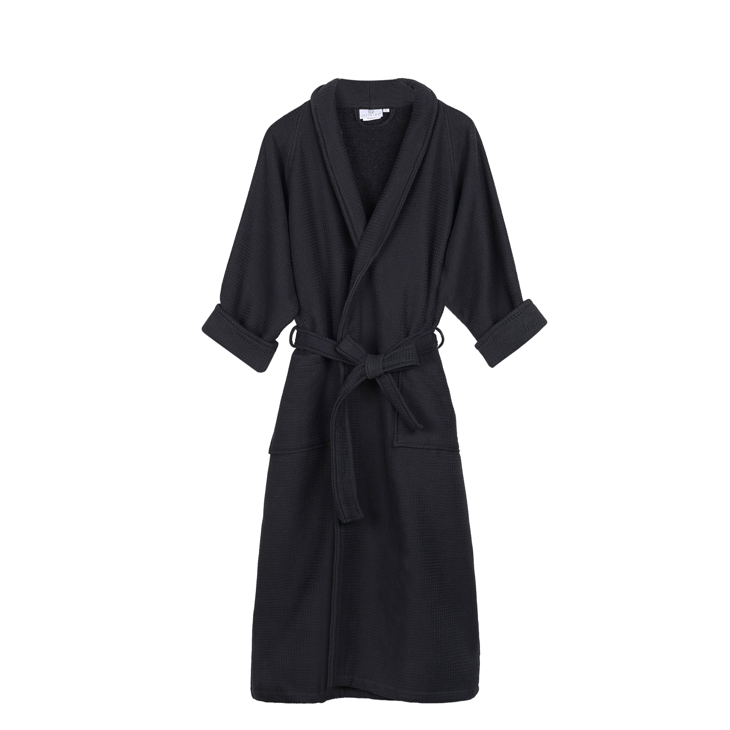 Angelaicos Unisex Long Black Robe