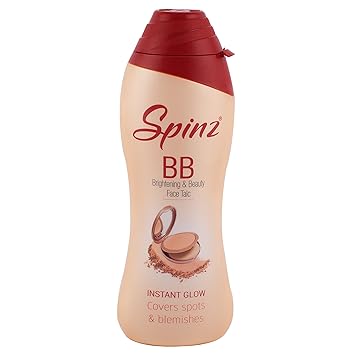 Spinz BB Talc, instant glow cover spots & blemishes 80g