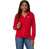 Zip-up Fleece Hoodie with Logo