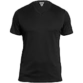 BANANA REPUBLIC Men's Factory Premium-Wash V Neck T Shirt Short Sleeve