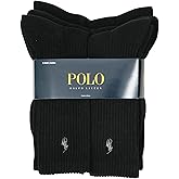 Polo Ralph Lauren Men's Classic Ribbed Crew Socks - 6 Pack