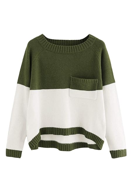 Milumia Women’s Two Tone Marled Knit High Low Sweater