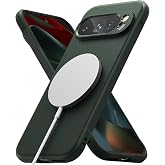 Ringke Onyx [Compatible with MagSafe] Designed for Google Pixel 9 Pro Case, Anti-Fingerprint Technology Prevents Oily Smudges Non-Slip Enhanced Grip Precise Cutouts for Camera - Magnetic Dark Green