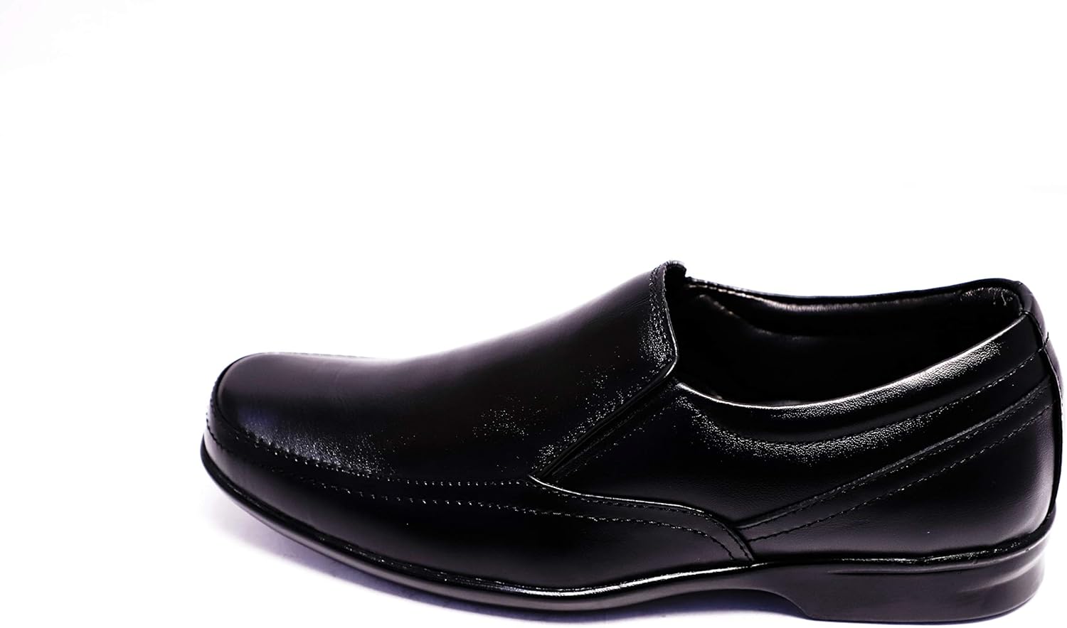 Buy Mocha Black Leather Shoe 5013 at Amazon.in