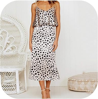 animal print beach dress