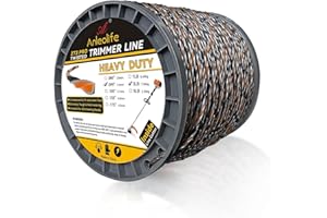 A ANLEOLIFE 3-Pound ZT3 Pro Heavy Duty Diamond .095-Inch-by-1122-ft Twisted Trimmer Line Spool,3-Component Tri-Extrusion 2.4-mm-by-342-meter Weed Eater String
