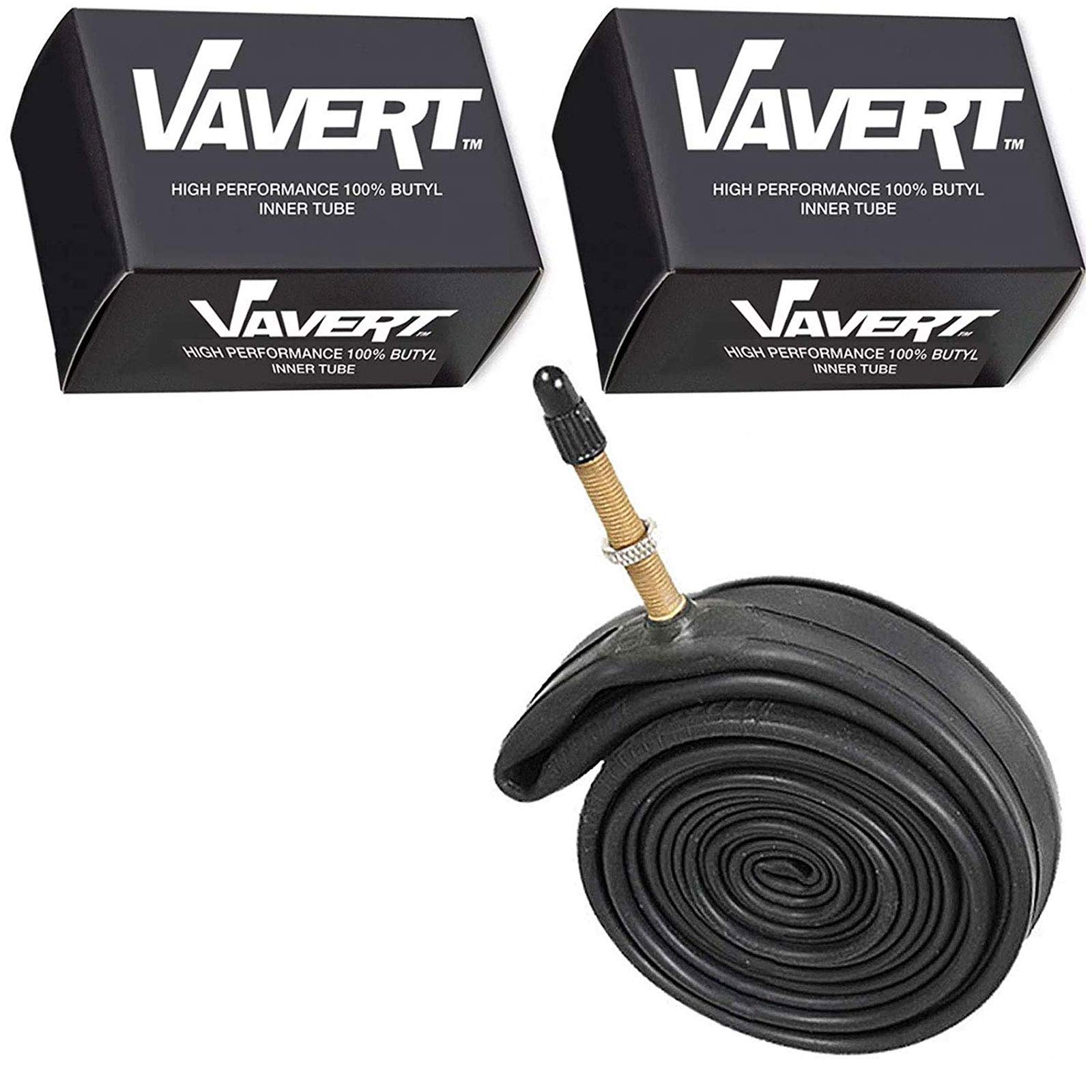 Vavert 700 x 37c Presta Valve Inner Tubes - Pair (ETRTO 622-37)