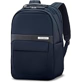 Samsonite Elevation Plus Backpack - Recyclex&reg; RPET Body Fabric With Quick-Access Stash Pocket - Expands 1.5inches - AirTag&trade; Holder - Laptop Pouch - Midnight Blue