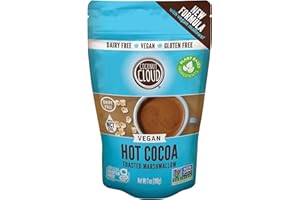 COCONUT CLOUD Dairy-Free Instant Hot Cocoa Mix with Vegan Marshmallows - Creamy, Natural Colorado Cocoa