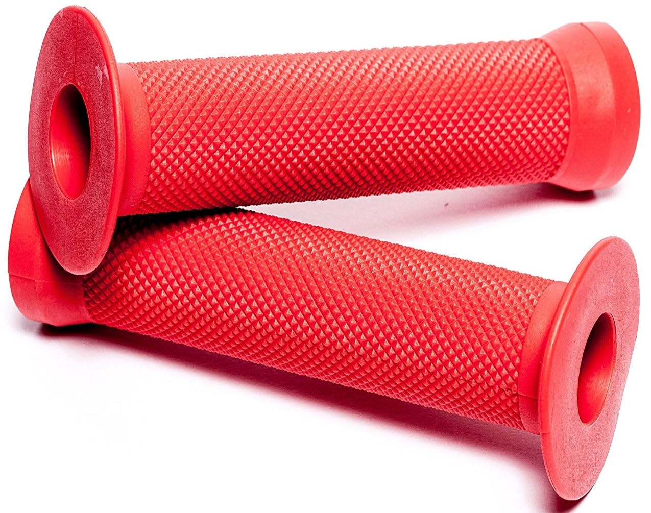 AWE Red BMX/Dirt Bike/Scooter Rubber Handlebar Grips 130mm