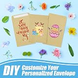 SZXMDKH 130 Pcs Small Brown Seed Envelopes 9x6 cm Self-Adhesive view 6