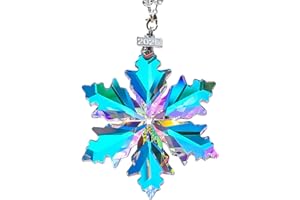 BAOXUE 2025 Annual Edition Christmas Snowflake Ornament,Crystal Christmas Ornaments 2025,Crystal Ornament for Christma Tree,Beautiful Ornaments for Women Girls