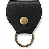 CestAntiQ Leather Guitar Pick Holder Keychain Rustic Pick Case For Players | Handmade Rustic Leather Pick Organizer With Key Ring For Guitar Picks, Compact Plectrum Storage Pouch For Musicians And Gifts