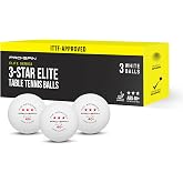 PRO-SPIN Ping Pong Balls &ndash; 3-Star ITTF-Approved Premium Table Tennis Balls | High-Performance 40+ ABS Professional Quality for Indoor &amp; Outdoor Games