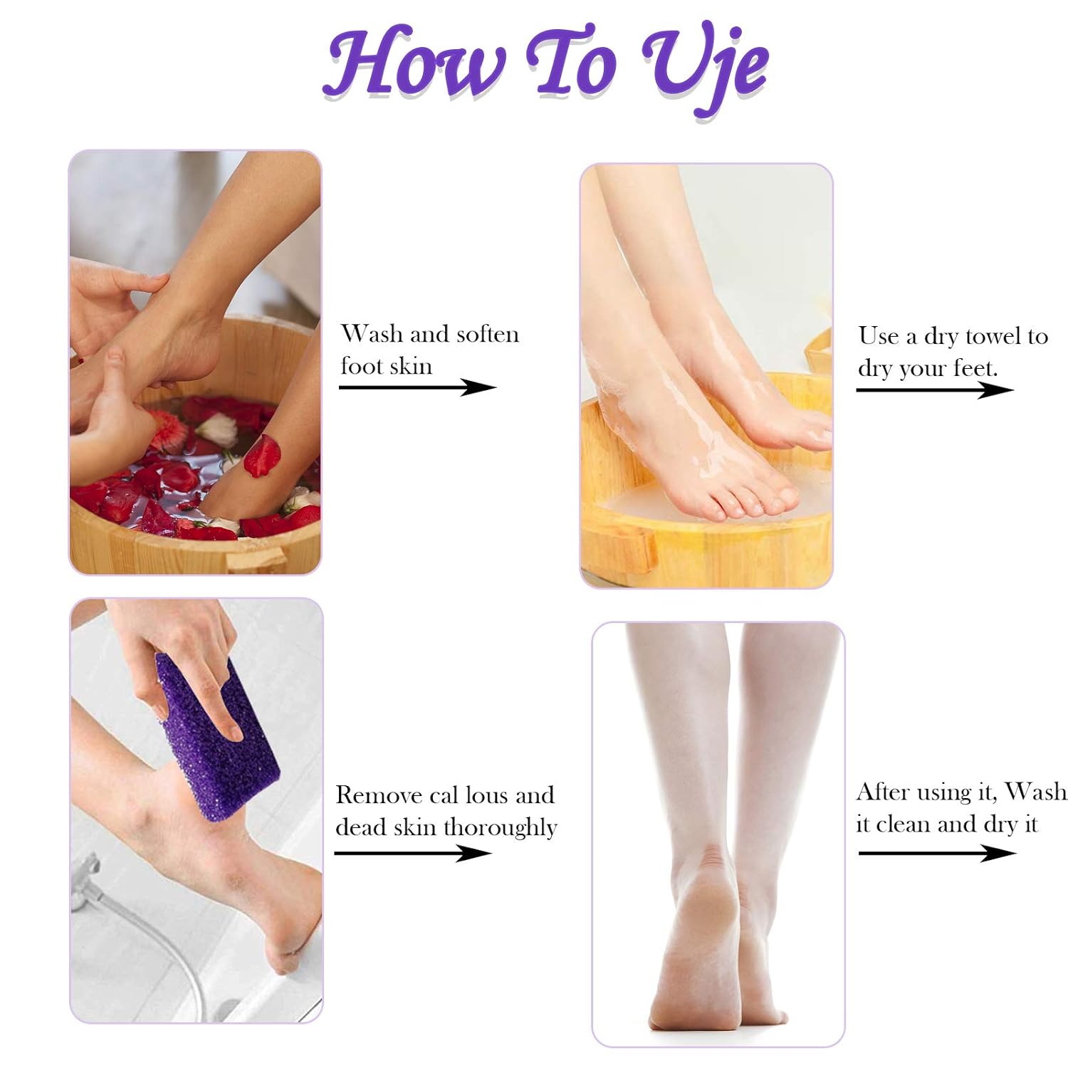 40 Pcs Pumice Stone For Feet Foot Scrubber Sponge For Feet Care and Callus Remover Mini Disposable Pumice Pads For Dead Skin Remover Purper.: Beauty